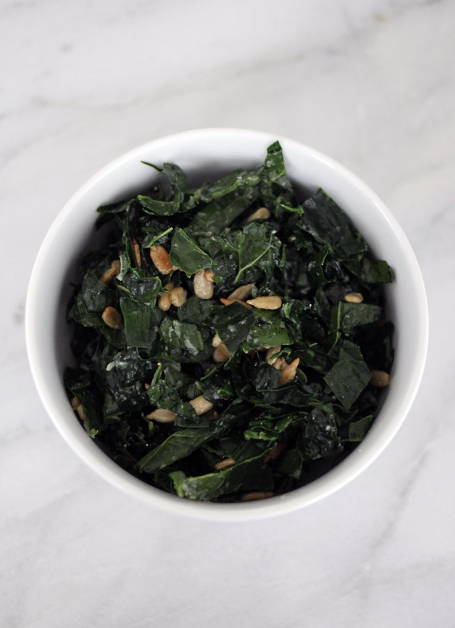 kale salad / THE STYLE EATER